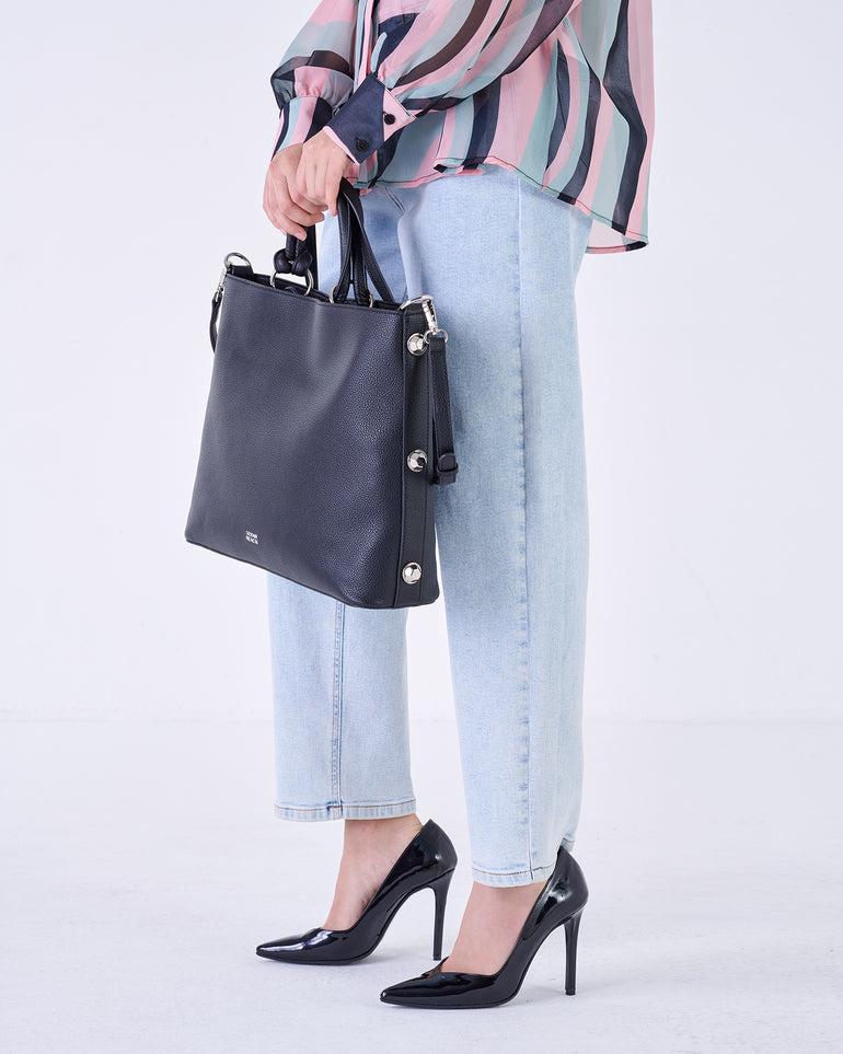 Silvian Heach Borsa shopping con borchie Enormi risparmi