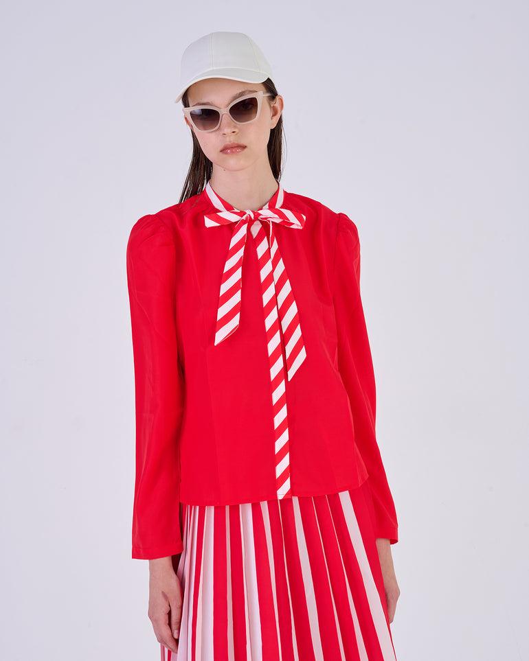 Silvian Heach Blusa con fiocco Discount Store per i nuovi prodotti