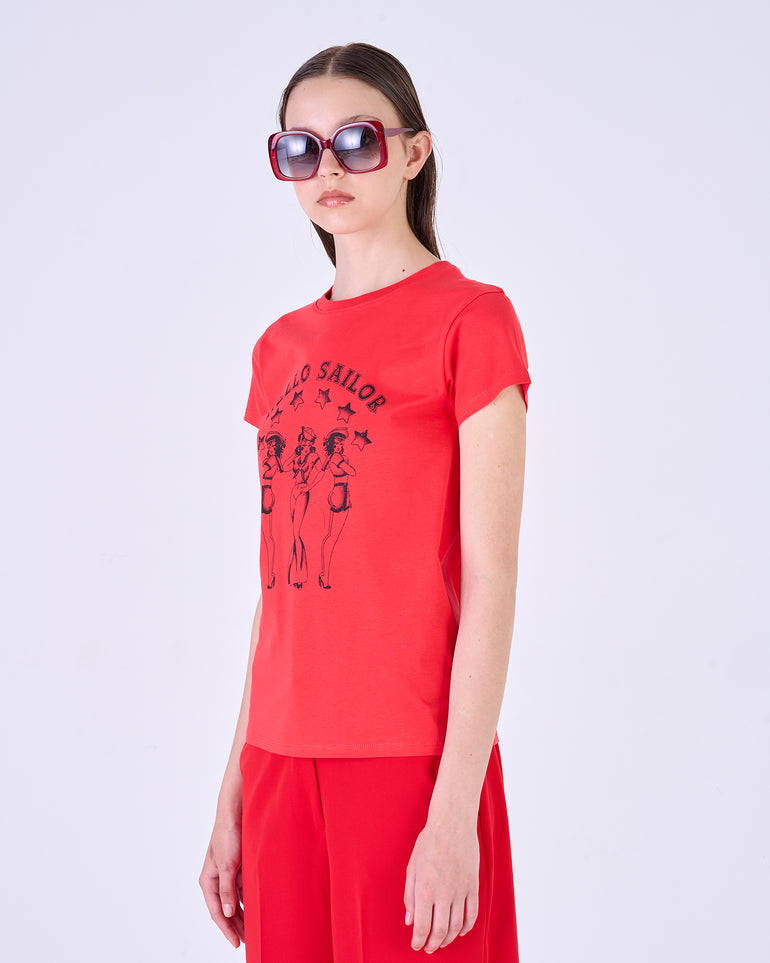 Silvian Heach T-Shirt con stampa Sailor Officina