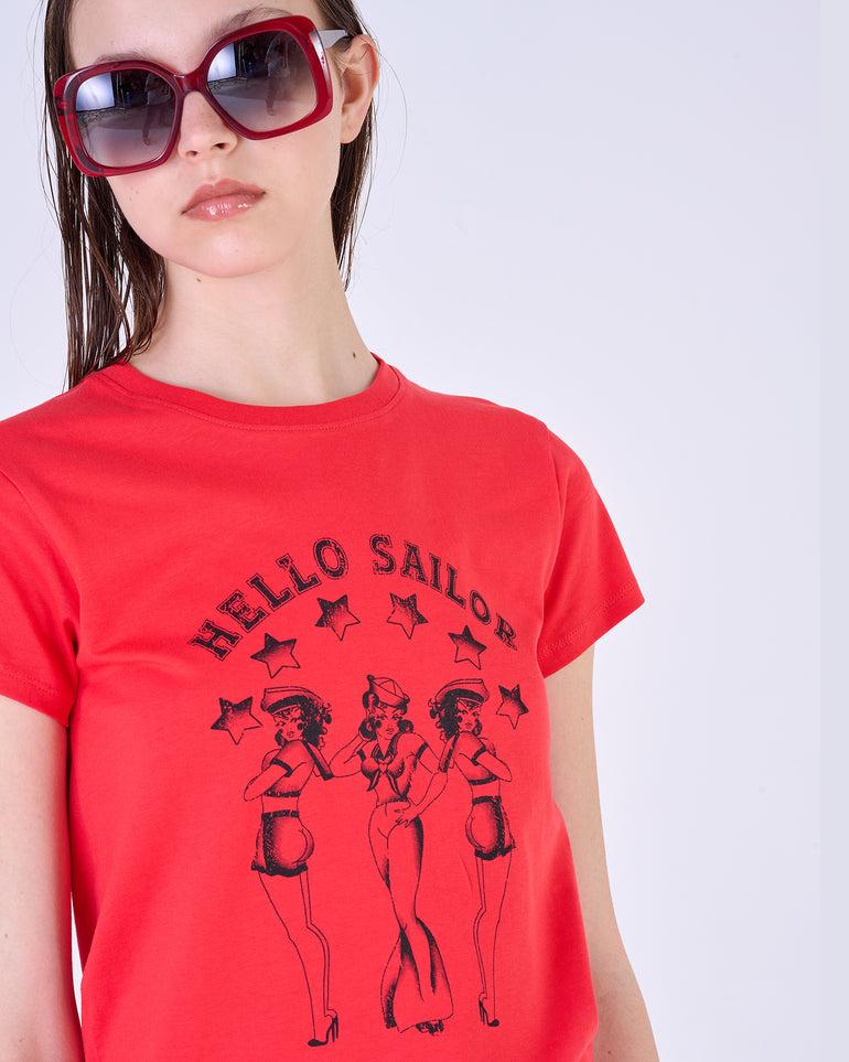 Silvian Heach T-Shirt con stampa Sailor Officina