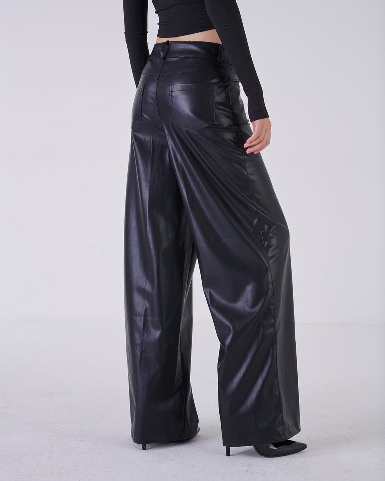 Silvian Heach Pantaloni in eco-pelle 50% di sconto per tempo limitato