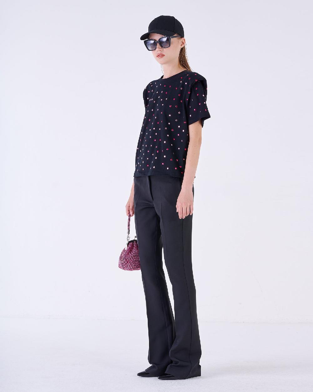 Silvian Heach T-shirt con borchie Nuovo