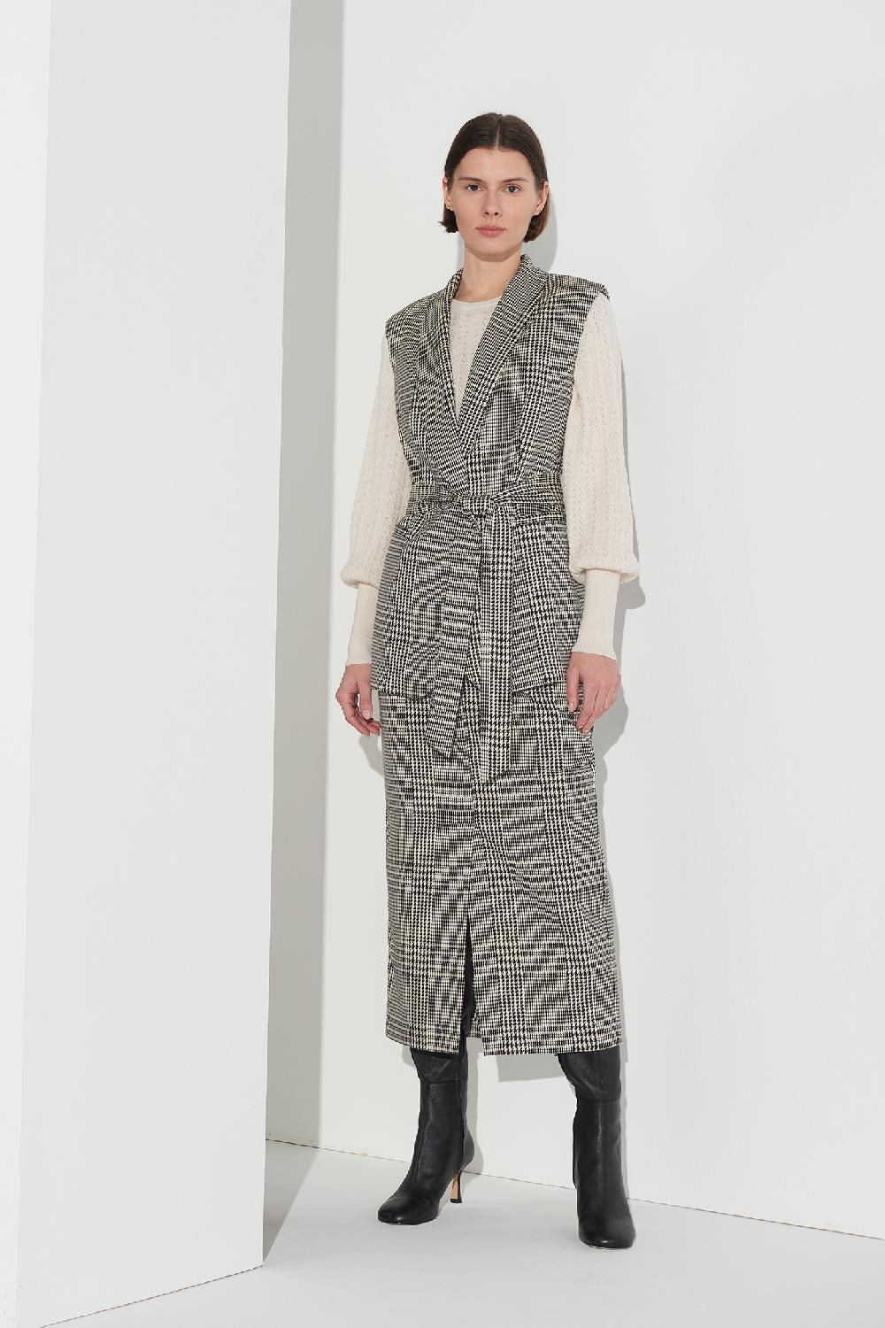 Soallure LONGUETTE IN FANTASIA CON SPACCO Moda