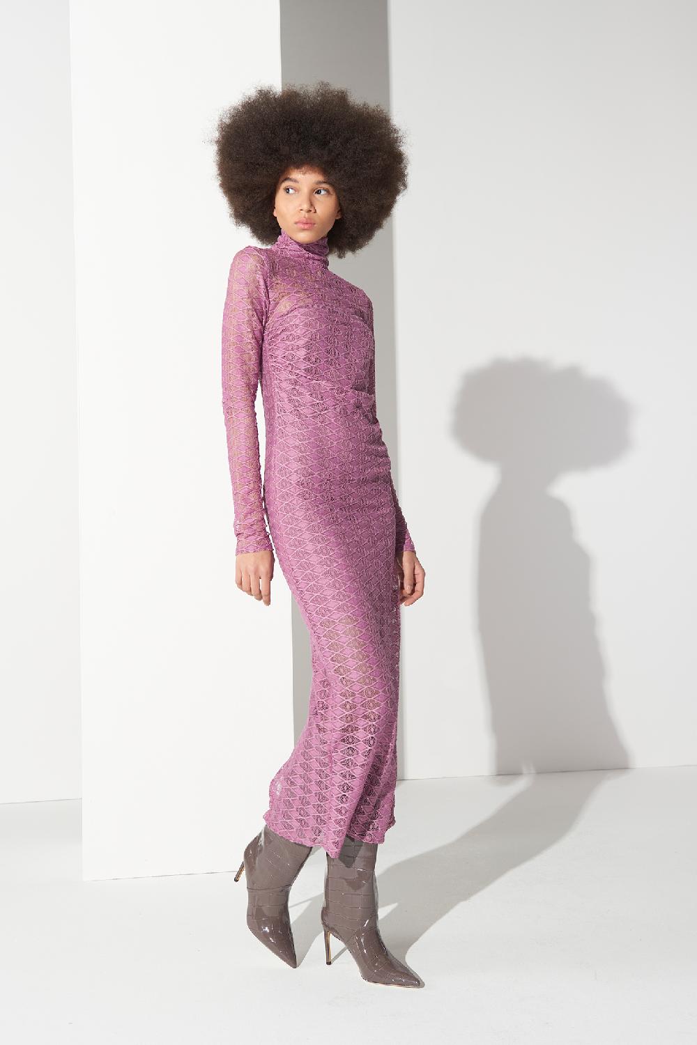 Soallure ABITO MIDI IN PIZZO BI-STRETCH Shopping Online