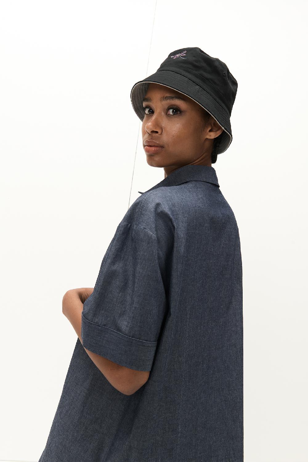 Soallure CAPPELLO BUCKET CON RICAMO In Vendita