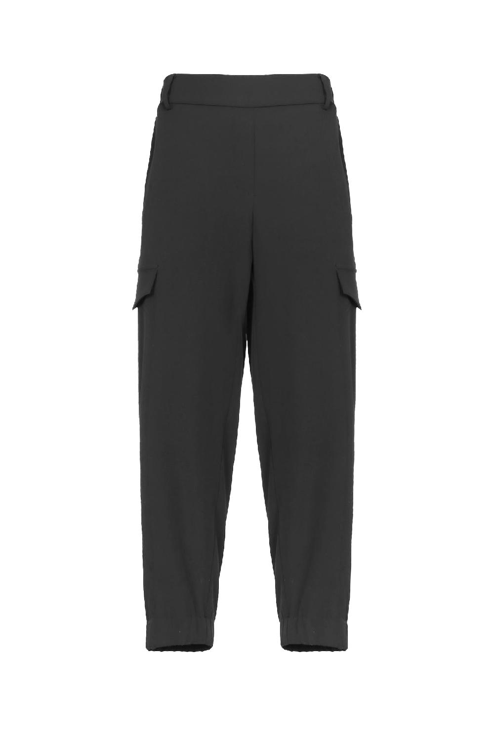Soallure PANTALONE BASIC CARGO IN CREPE In Saldo