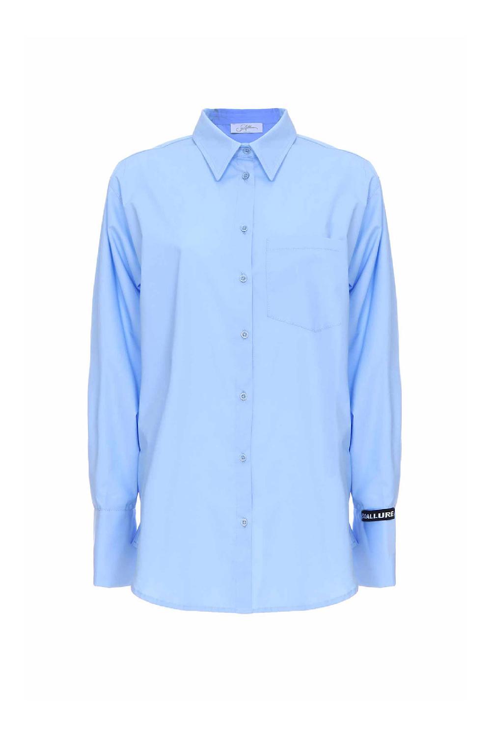 Soallure CAMICIA BASIC IN POPELINE Moda