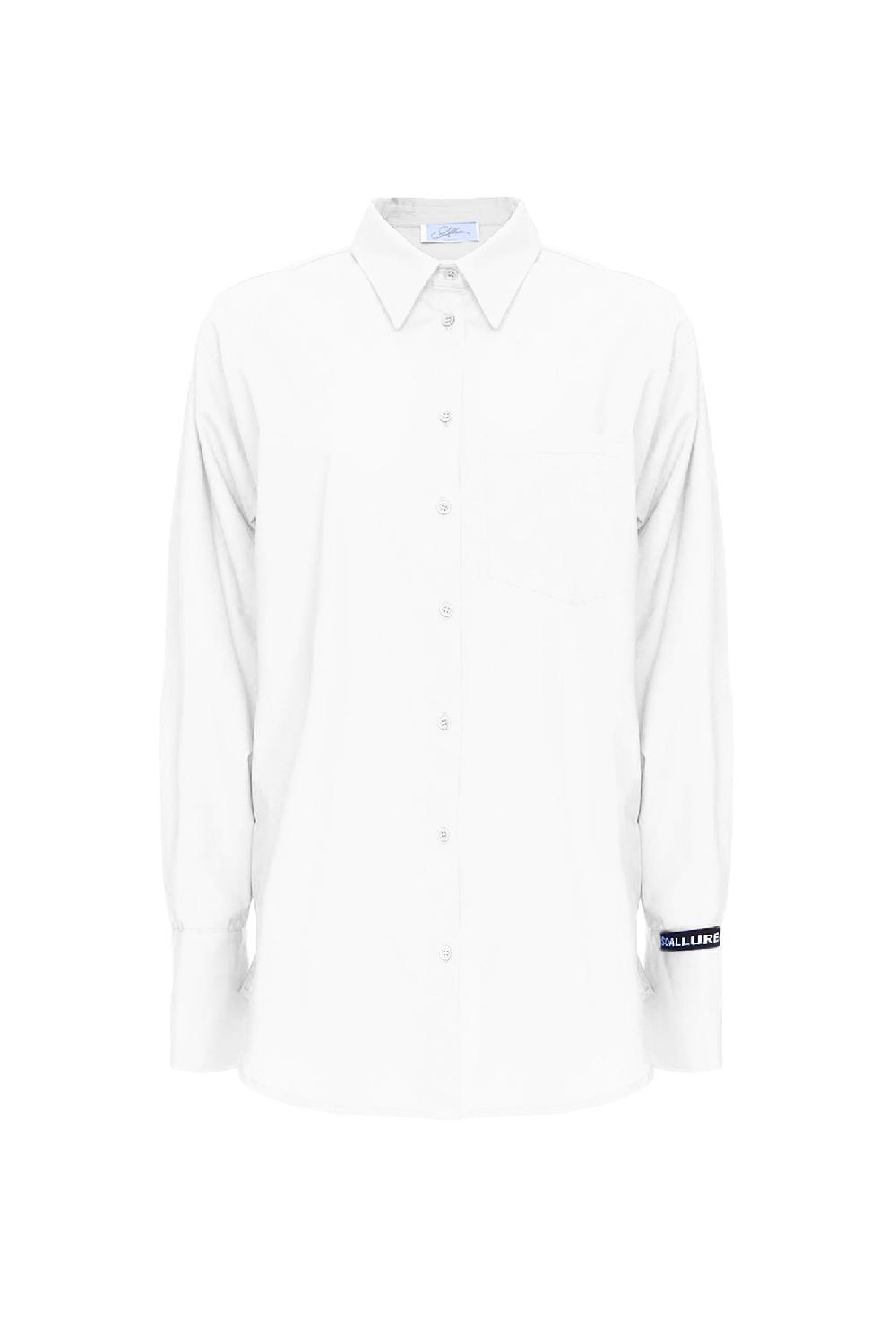 Soallure CAMICIA BASIC IN POPELINE Moda