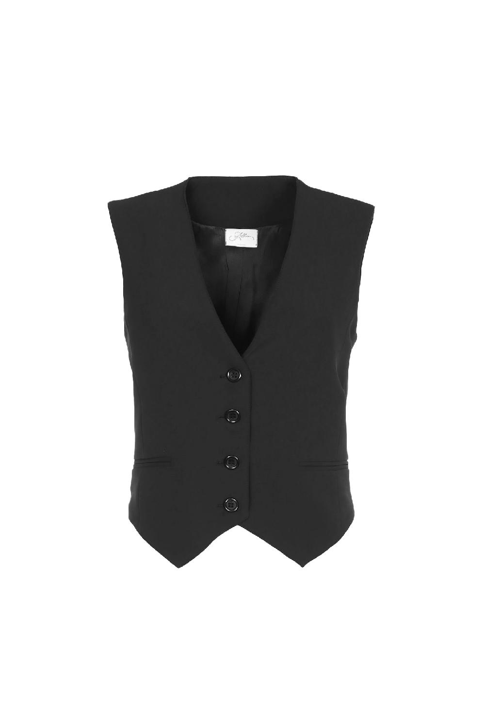 Soallure GILET BASIC IN CREPE Italia