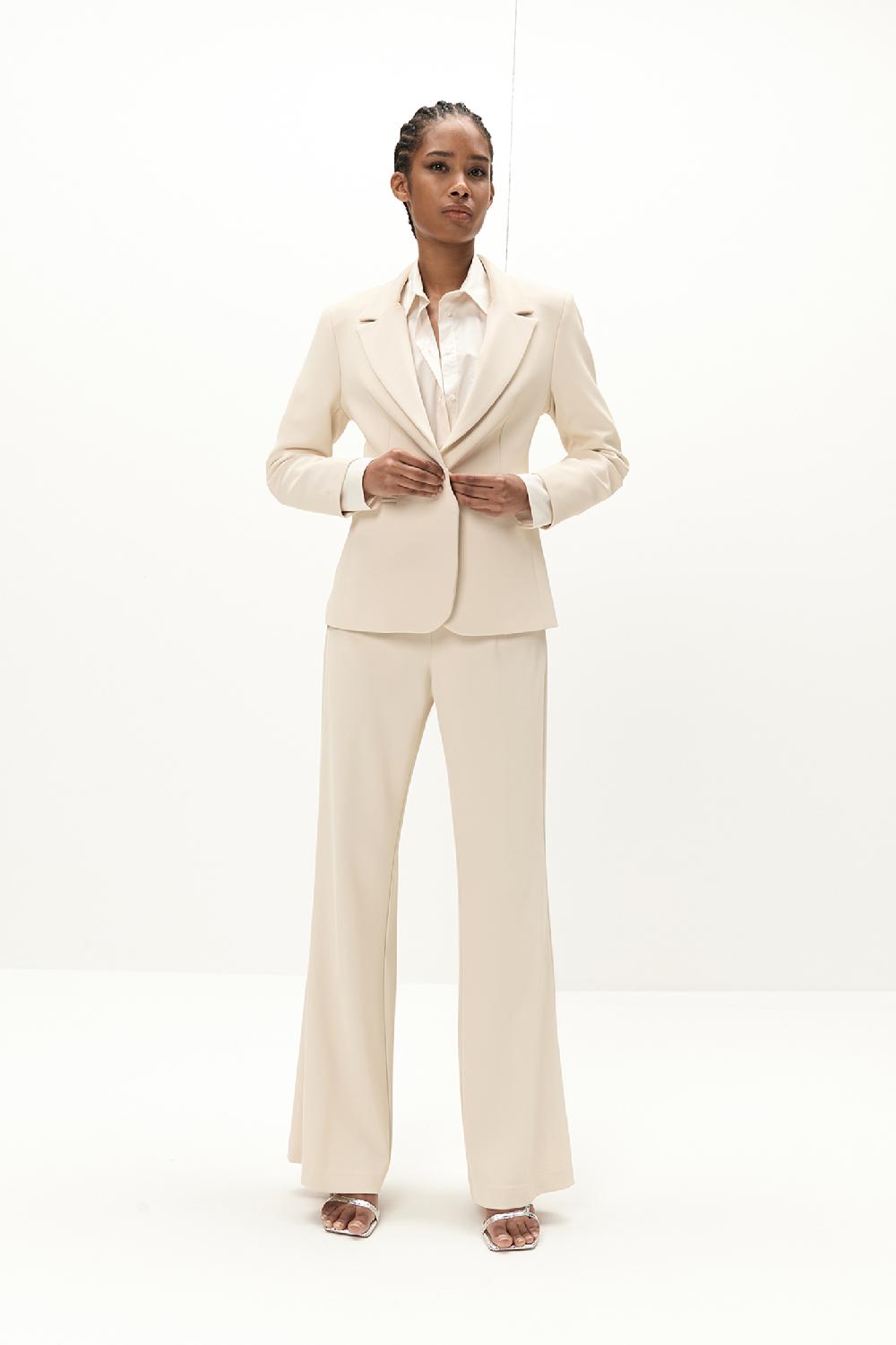 Soallure PANTALONE BASIC PALAZZO IN CREPE Spedizione Gratuita