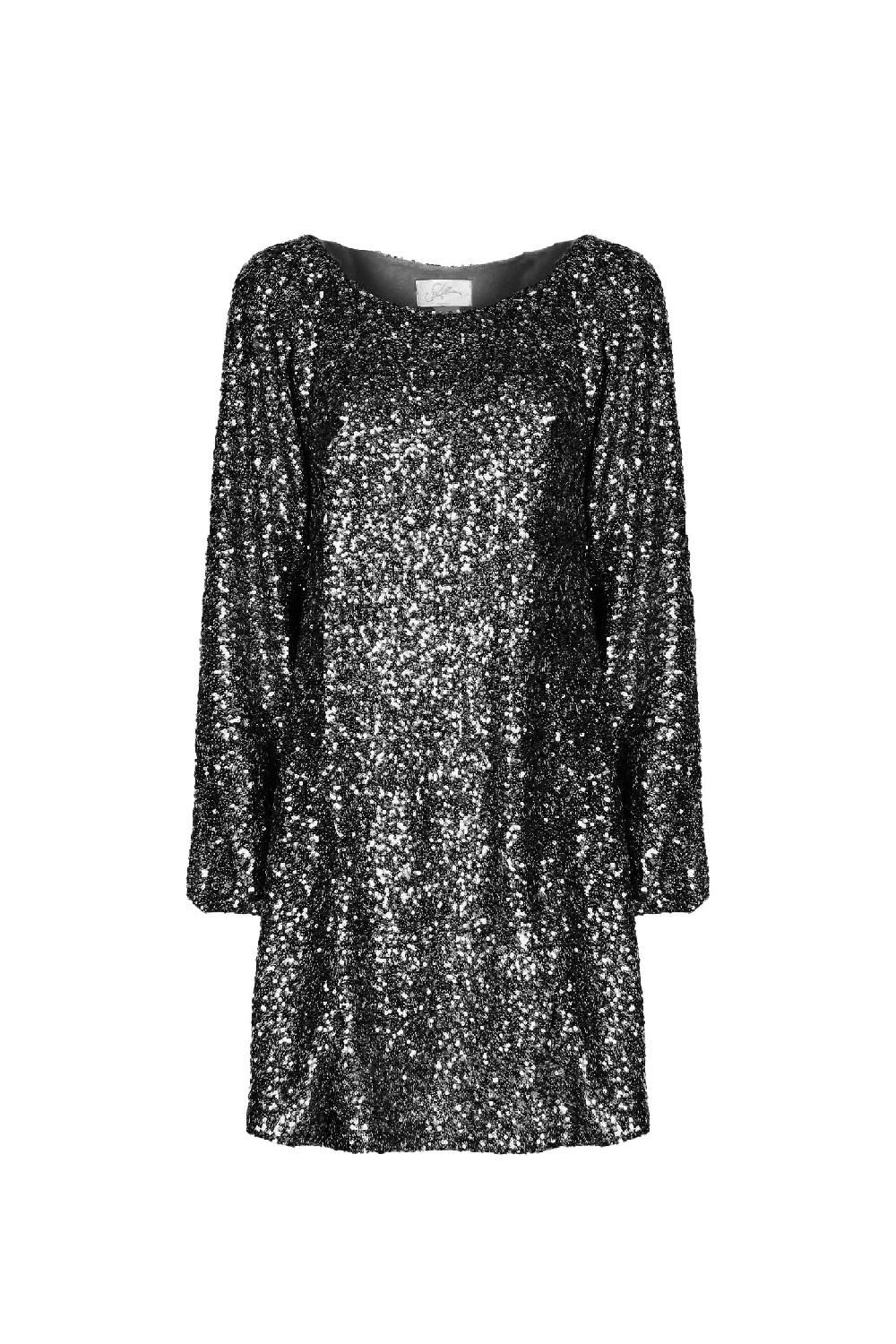 Soallure ABITO TUNICA CON SCOLLO A BARCHETTA PAILLETTES Vendita Economica