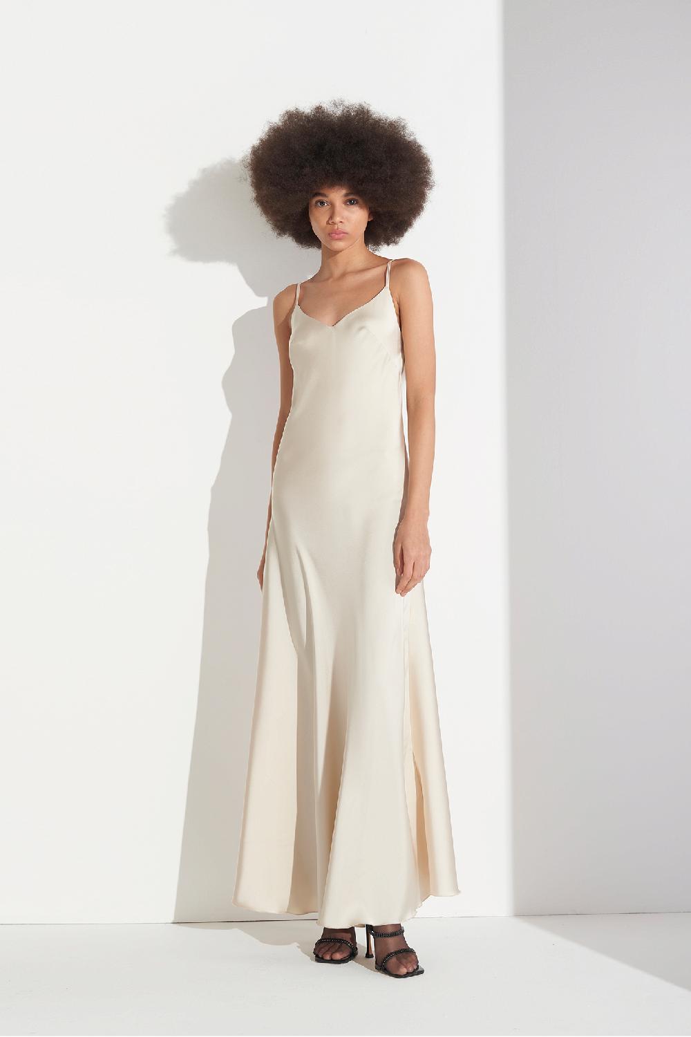 Soallure ABITO MIDI SOTTOVESTE IN RASO Negozio