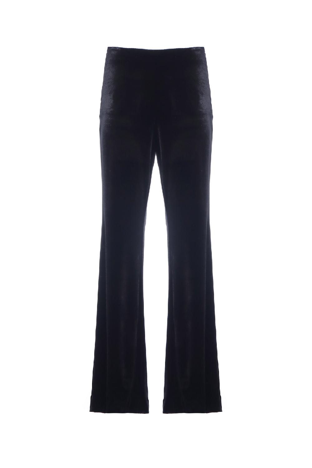 Soallure PANTALONE FLARE IN VELLUTO Moda