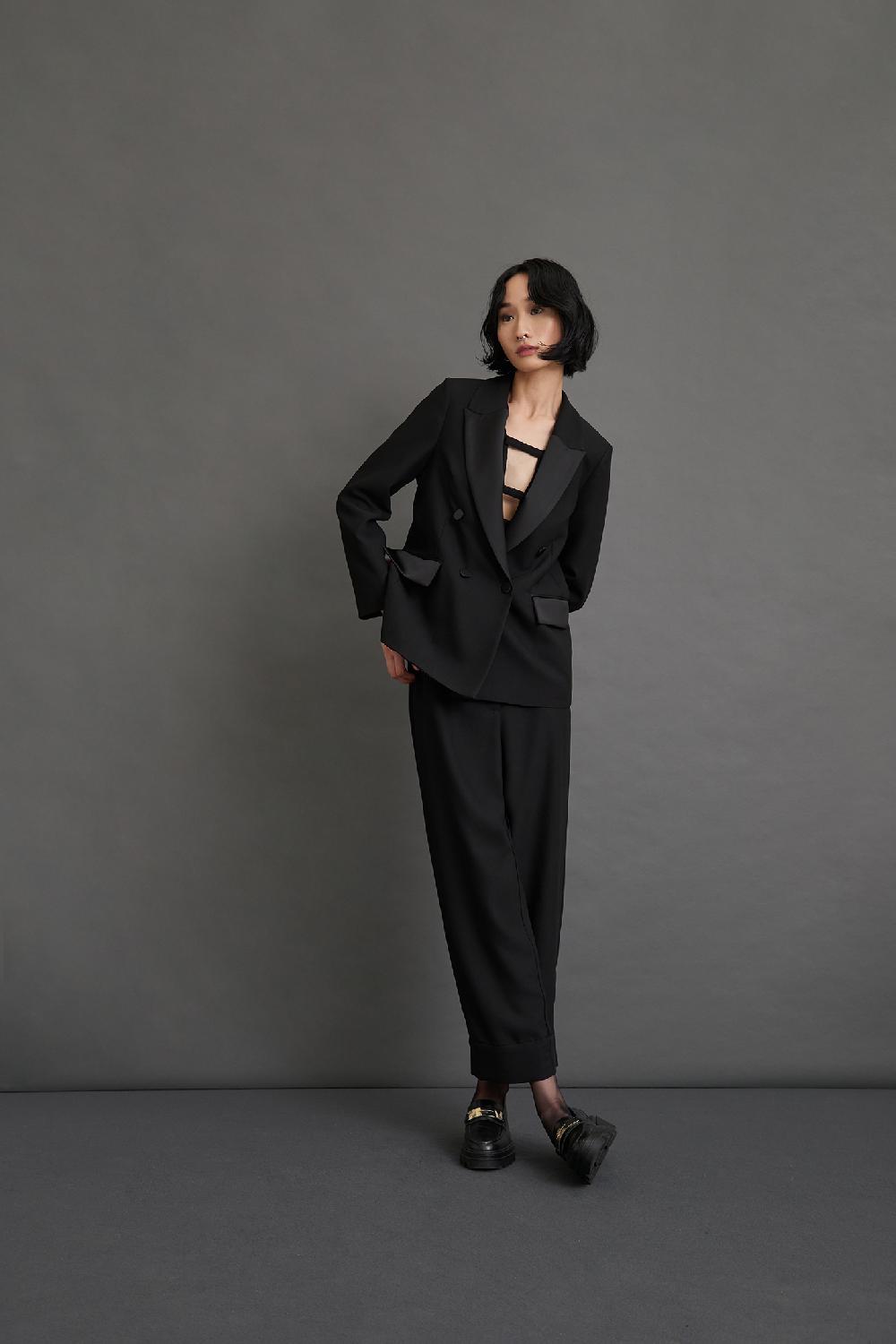 Soallure PANTALONE 7/8 CON RISVOLTO ALTO Italy