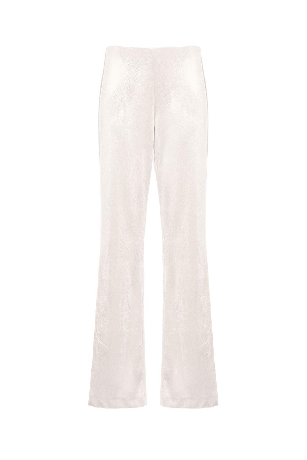 Soallure PANTALONE FLARE IN VELLUTO SPARKLE Italia