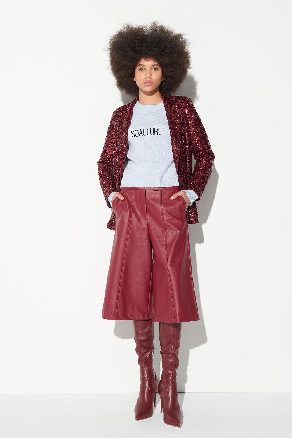 Soallure MAGLIA GIROCOLLO RICAMO SOALLURE Offerta
