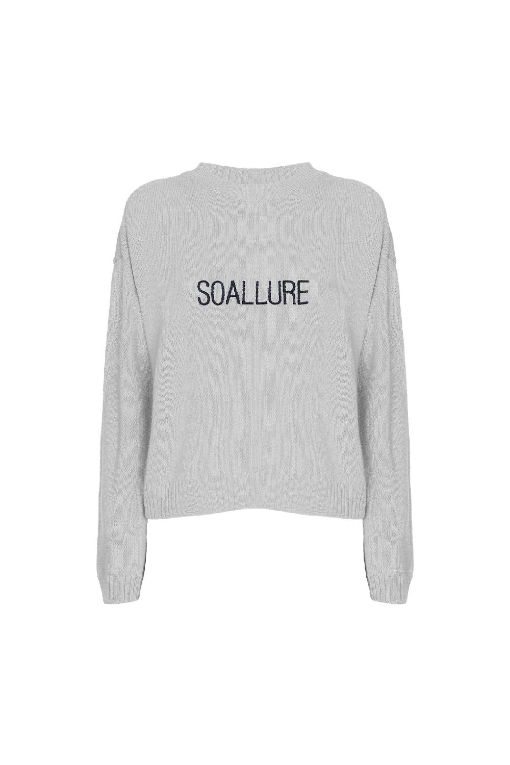 Soallure MAGLIA GIROCOLLO RICAMO SOALLURE Offerta