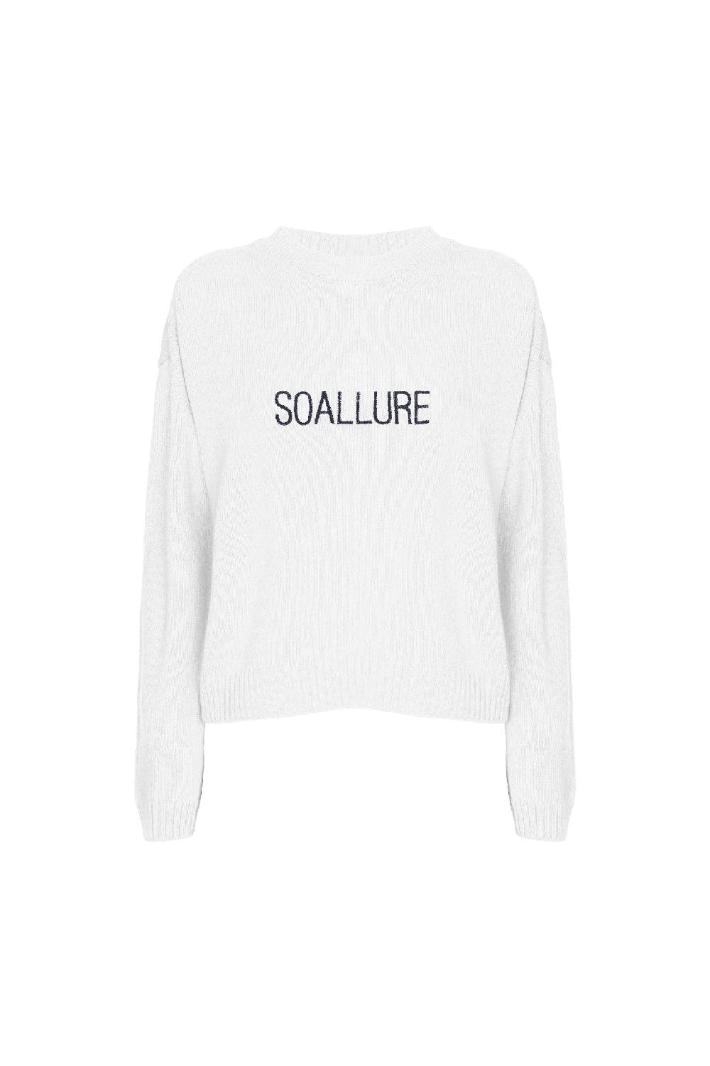 Soallure MAGLIA GIROCOLLO RICAMO SOALLURE Offerta