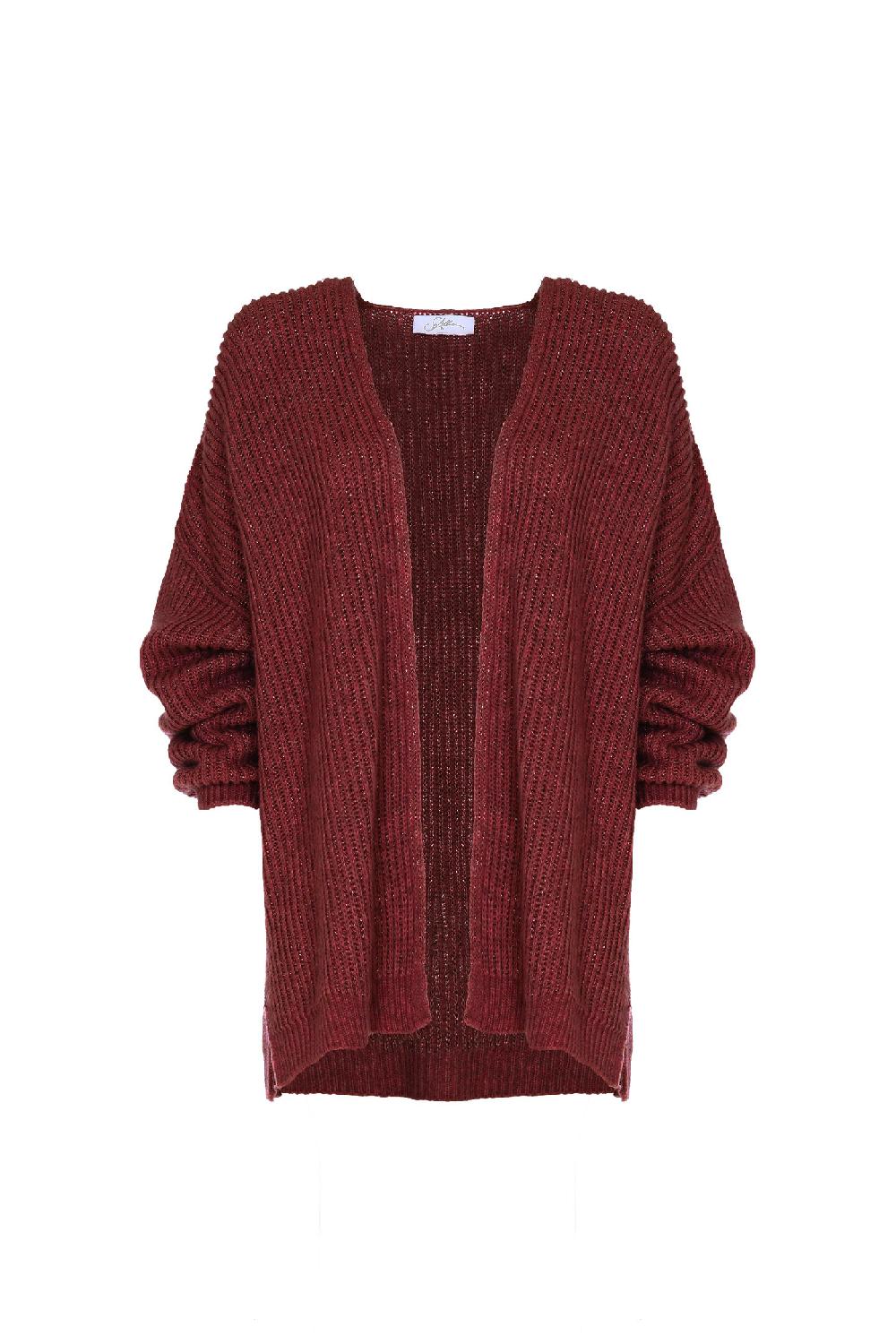 Soallure CARDIGAN APERTO A COSTINE STRETTE Vendite Flash