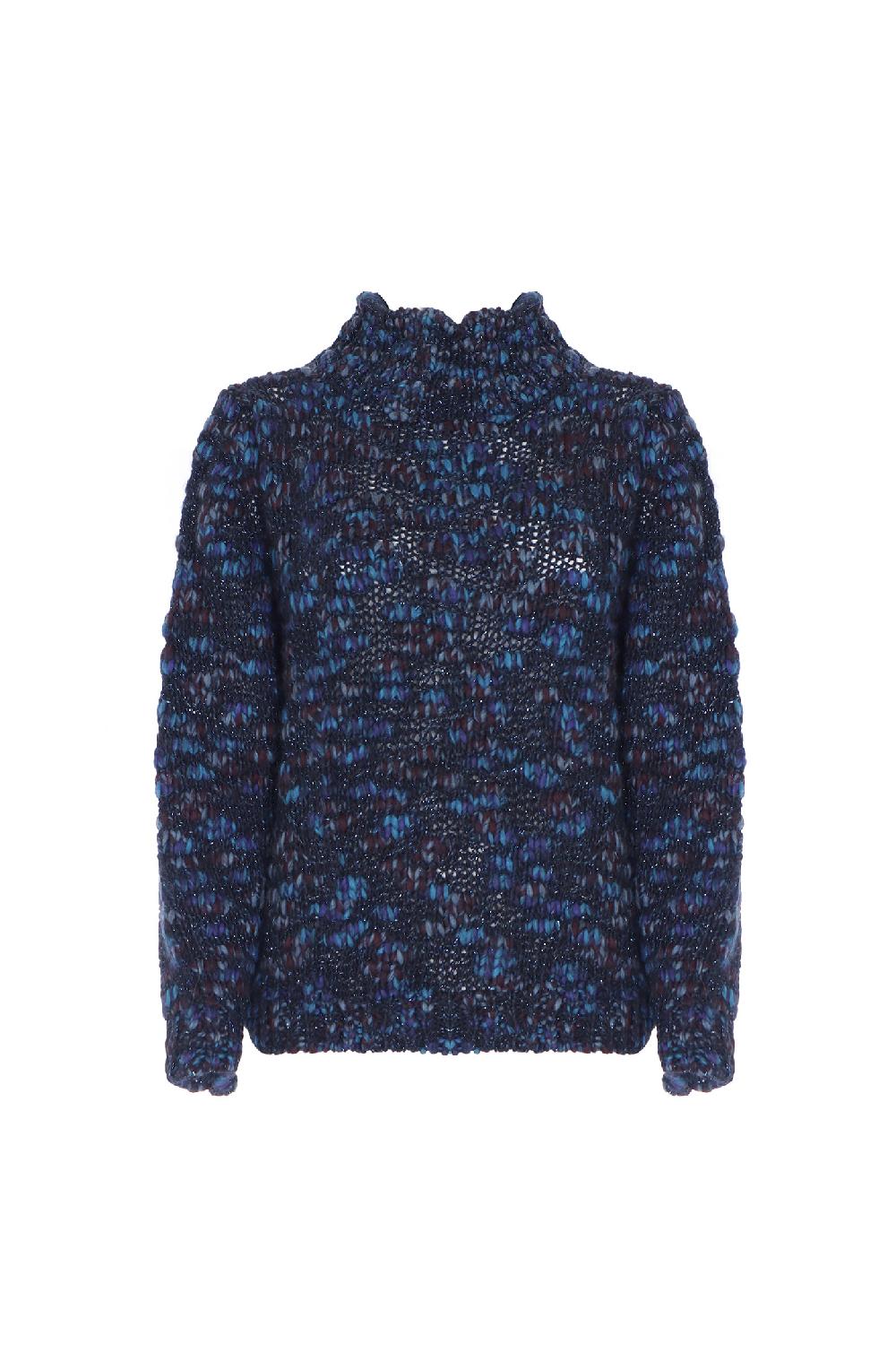 Soallure MAGLIA IN LANA EFFETTO MELANGE In Saldo