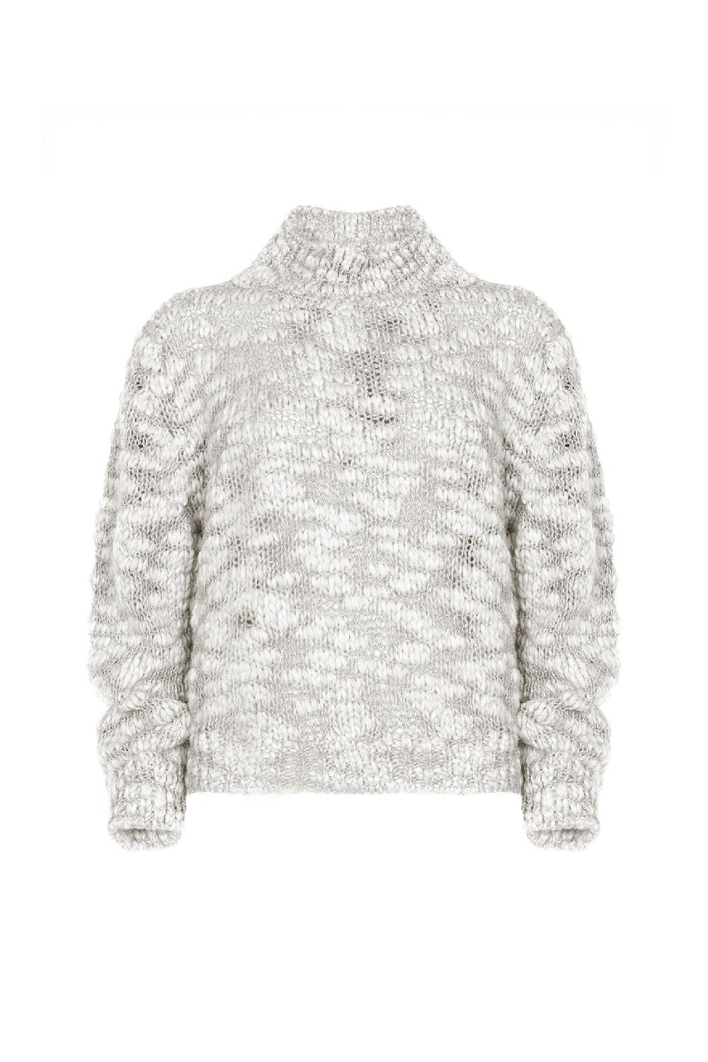 Soallure MAGLIA IN LANA EFFETTO MELANGE In Saldo
