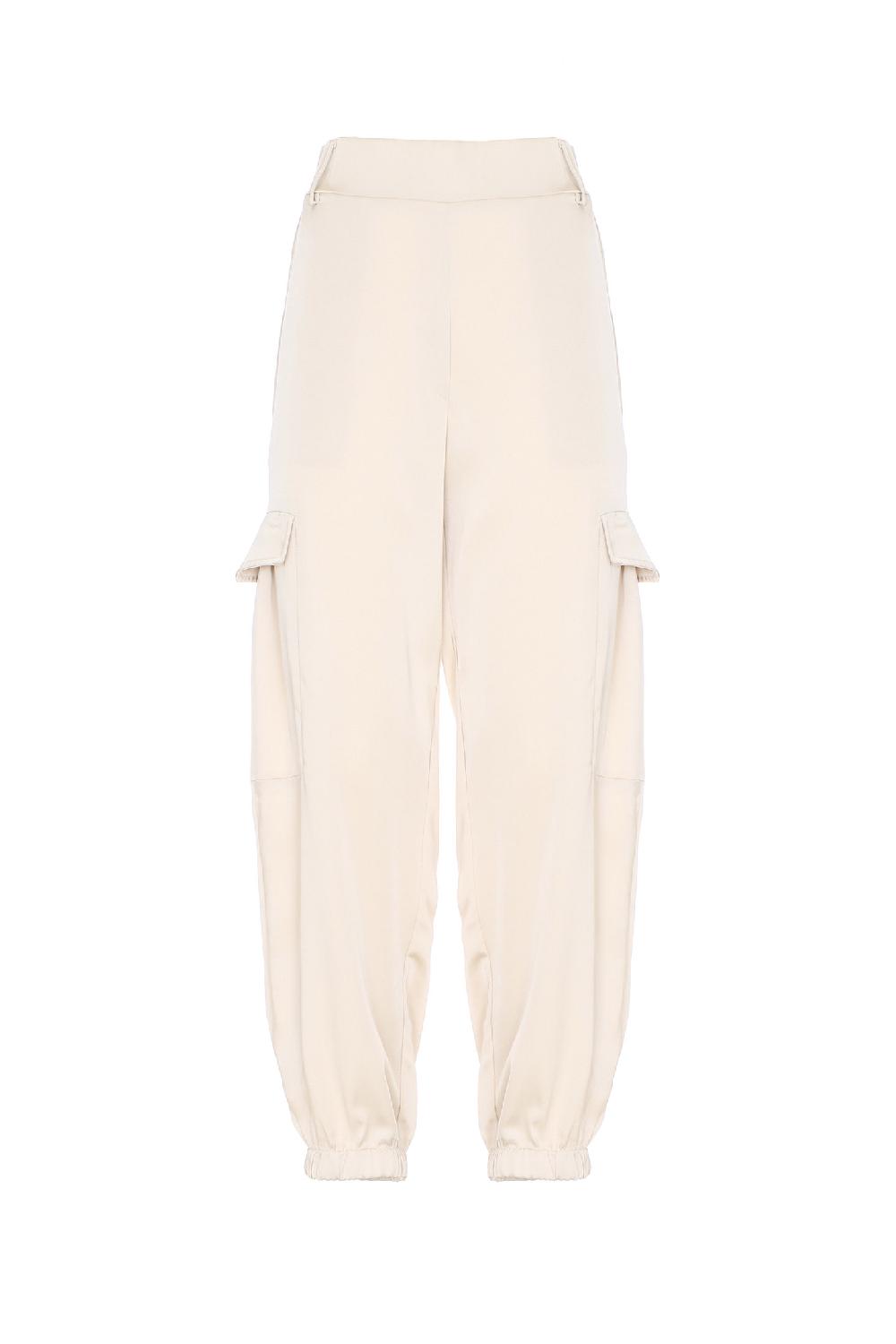 Soallure PANTALONE CARGO IN RASO Italy