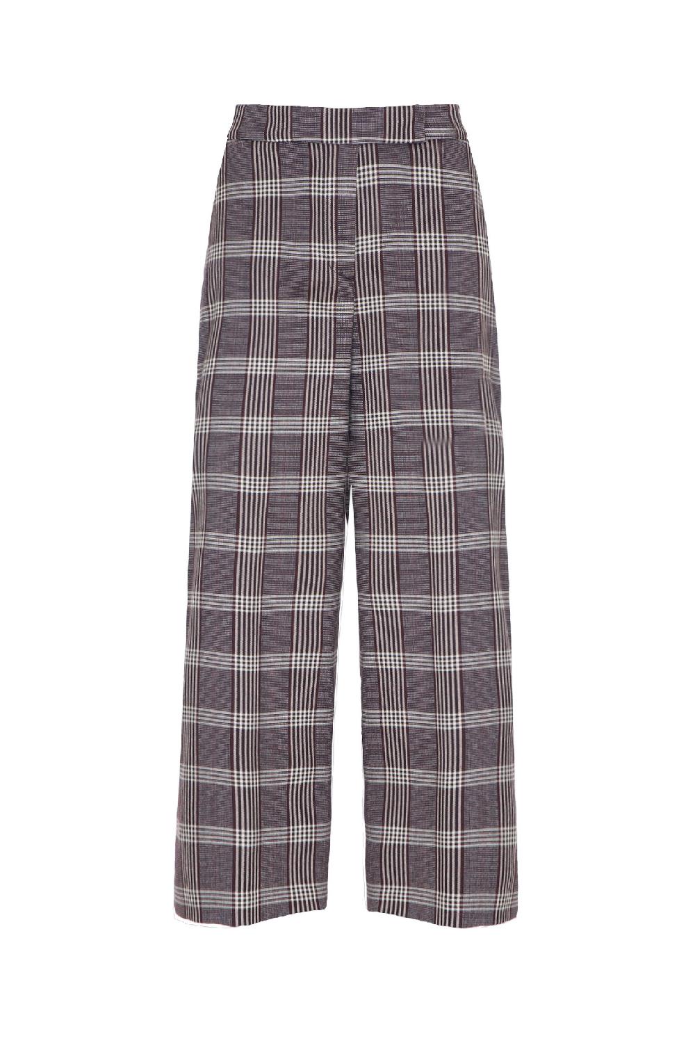Soallure PANTALONE LARGO 7/8 CHECK Vendita