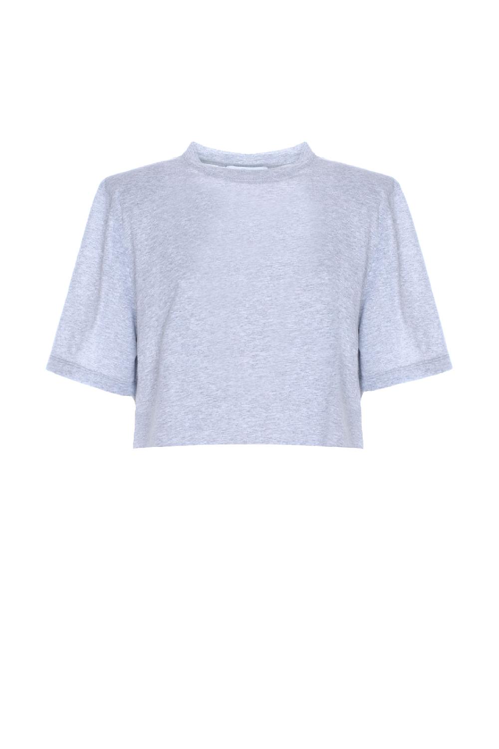 Soallure T-SHIRT BASIC CROP IN JERSEY CON SPALLINE Novità