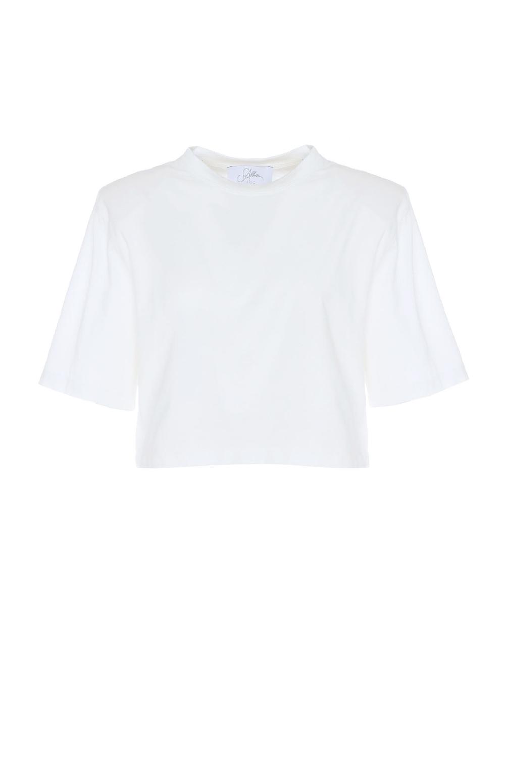 Soallure T-SHIRT BASIC CROP IN JERSEY CON SPALLINE Novità