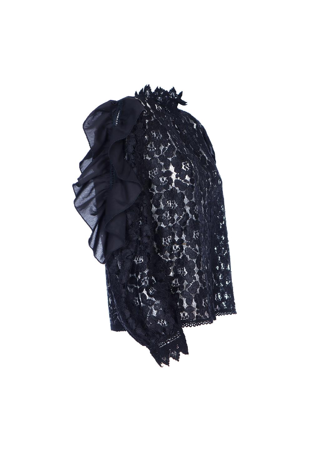 Soallure BLUSA MANICHE LUNGHE PIZZO I Più Venduti