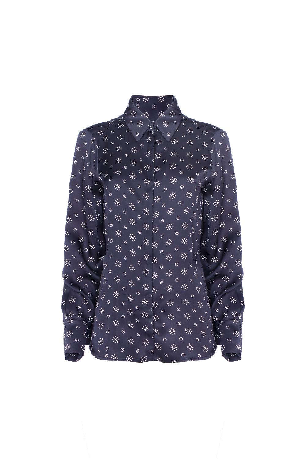 Soallure CAMICIA CON COLLETTO IN RASO Italia