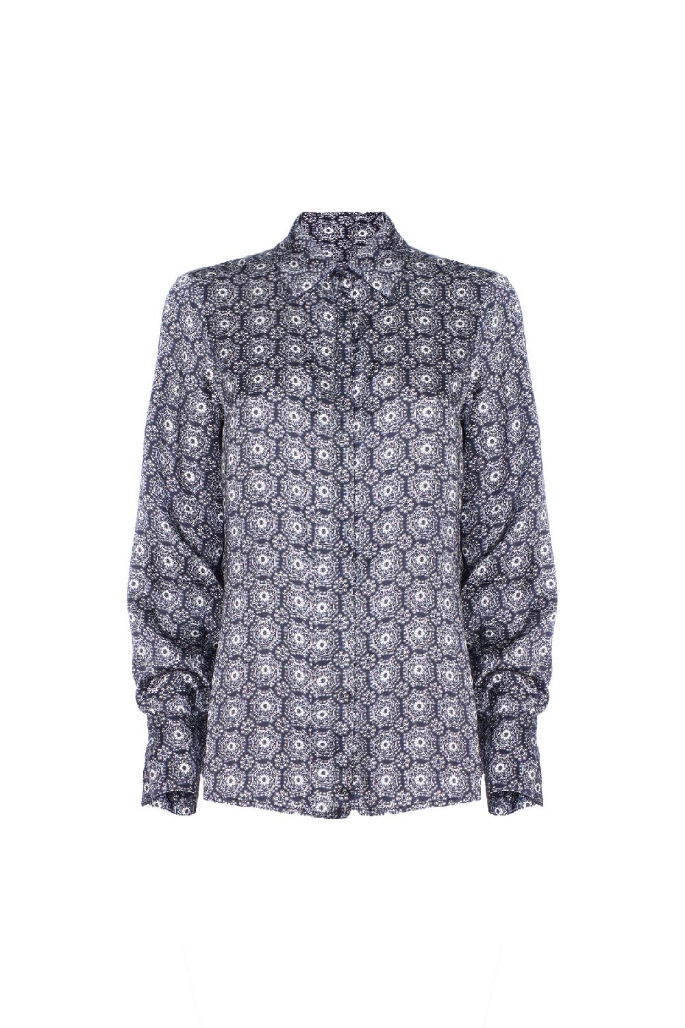 Soallure CAMICIA CON COLLETTO IN RASO Italia