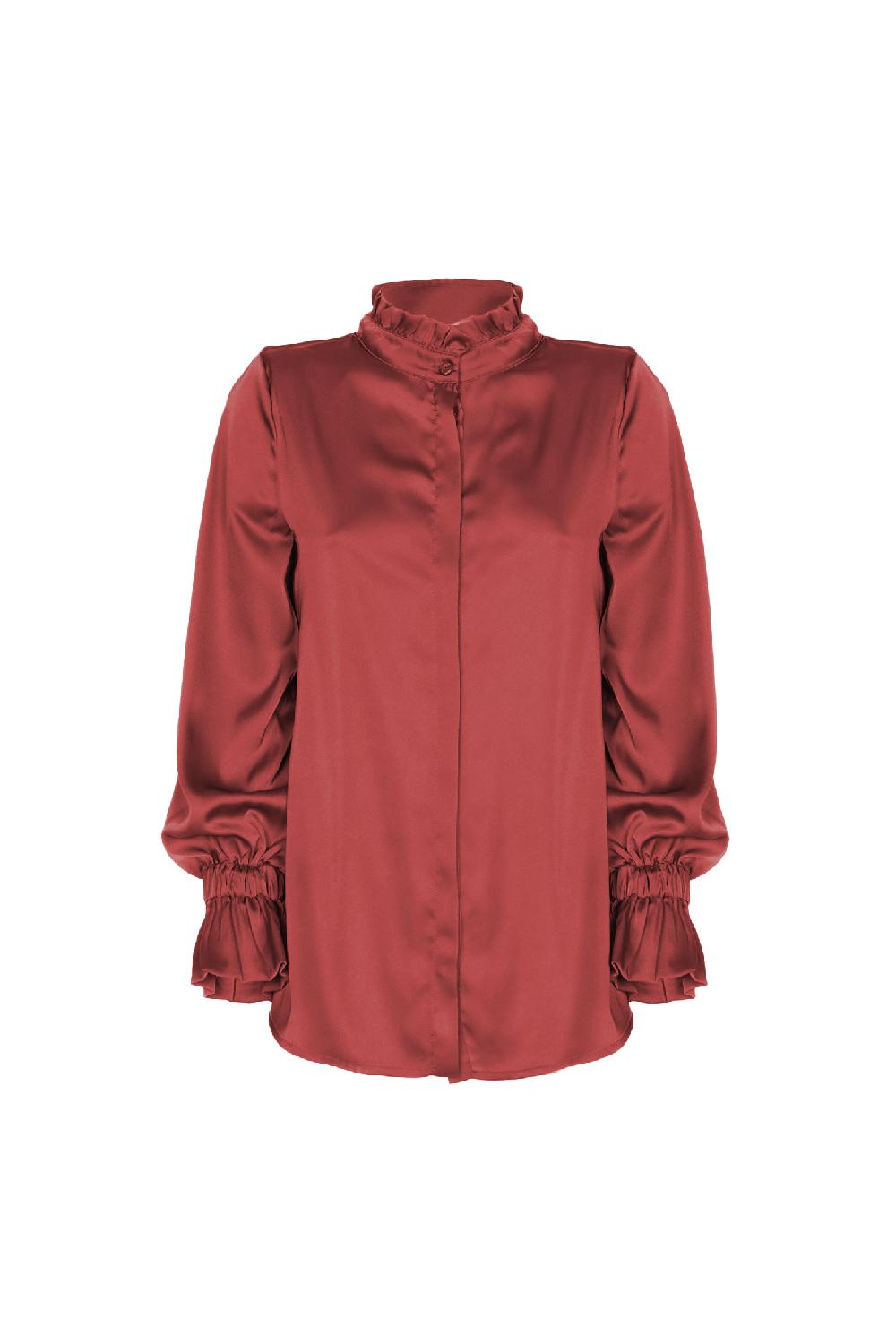 Soallure BLUSA CON ROUCHES Vendita