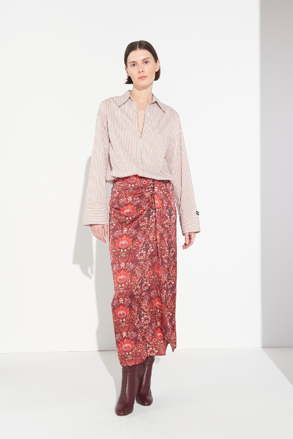 Soallure CAMICIA A RIGHE E STRASS Negozi Online