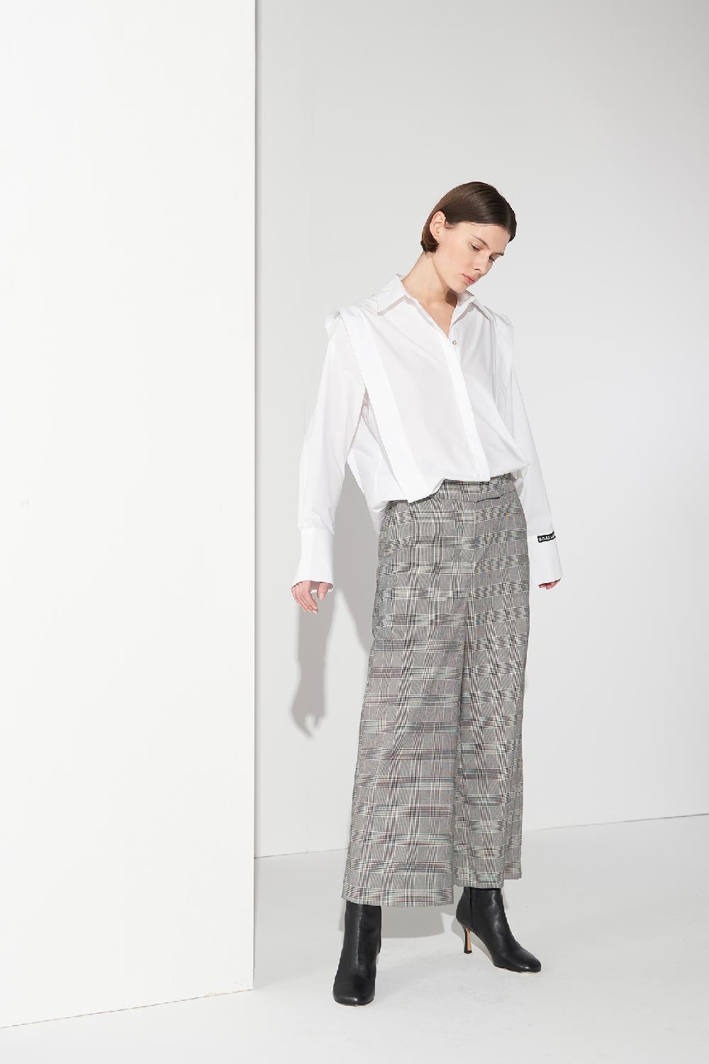 Soallure CAMICIA IN COTONE CON ALETTA Prezzo Ridotto