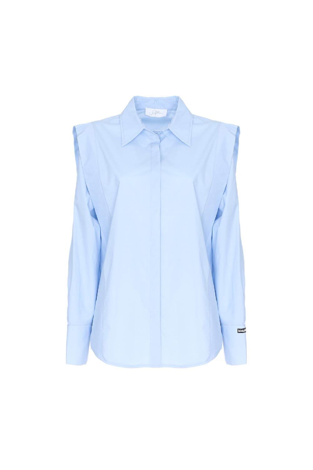 Soallure CAMICIA IN COTONE CON ALETTA Prezzo Ridotto