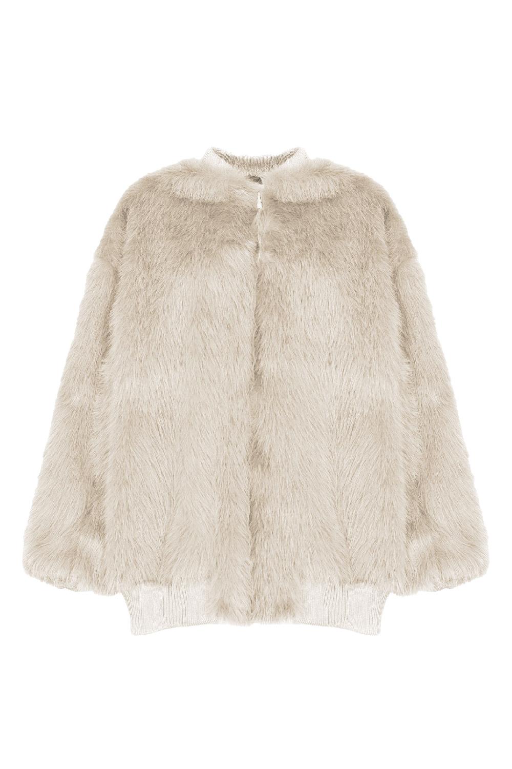 Soallure GIACCA BOMBER IN PELLICCIA SINTETICA Hotsell
