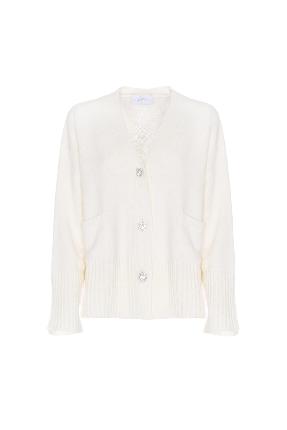 Soallure CARDIGAN OVER CON TASCHE IN LANA E ALPACA Duty-free