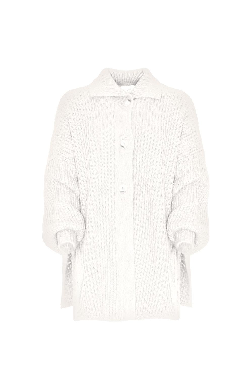 Soallure CARDIGAN OVER CON COLLETTO A POLO Negozio