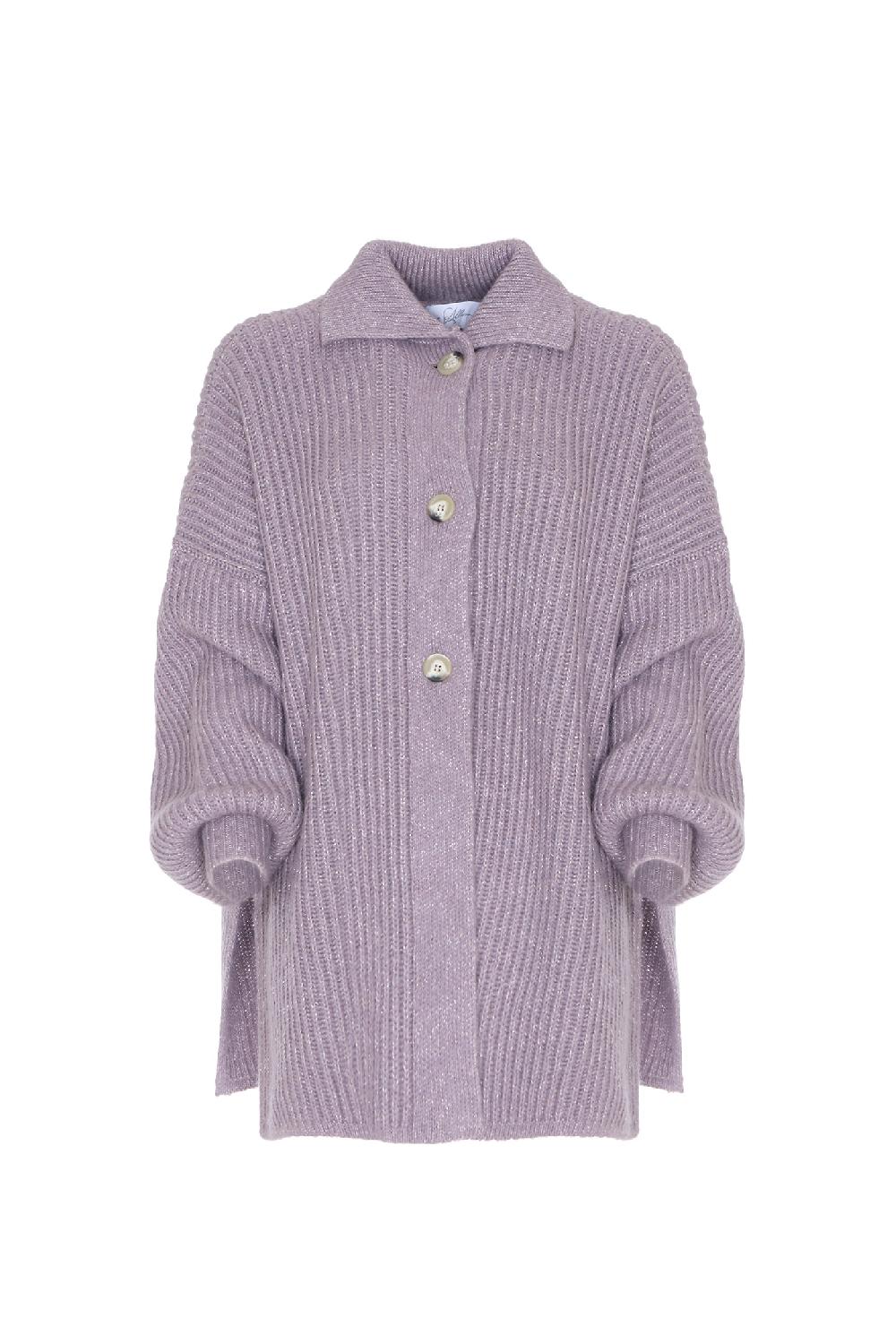 Soallure CARDIGAN OVER CON COLLETTO A POLO Negozio