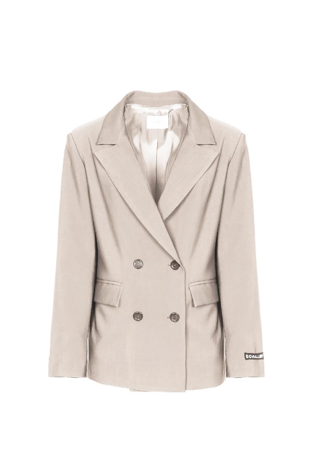 Soallure GIACCA DOPPIOPETTO IN TENCEL Shopping Online