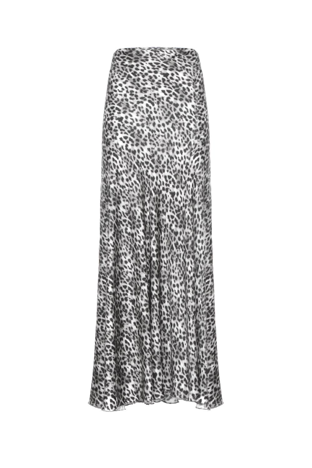 Soallure GONNA LUNGA FANTASIA LEOPARDATA IN RASO Offerta