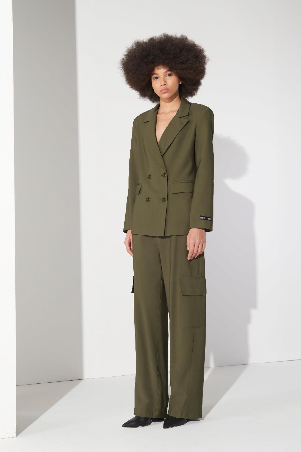 Soallure PANTALONE CARGO TENCEL Hotsell
