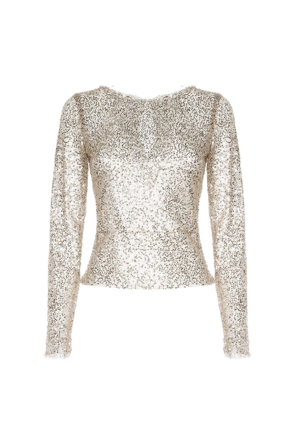 Soallure MAGLIA SCOLLO BARCA PAILLETTES I Più Venduti