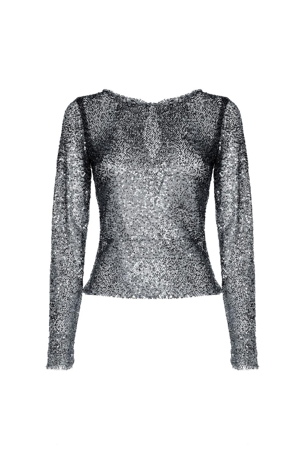 Soallure MAGLIA SCOLLO BARCA PAILLETTES I Più Venduti