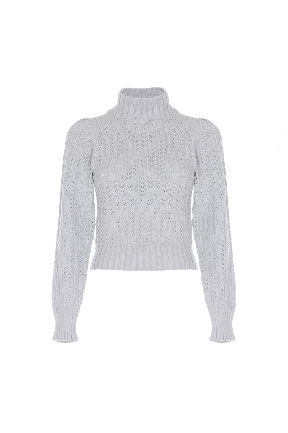 Soallure MAGLIA LUPETTO CROCHET In Saldo