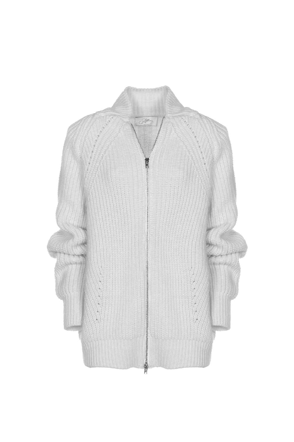 Soallure CARDIGAN ZIP IN LANA CARDATA Italy