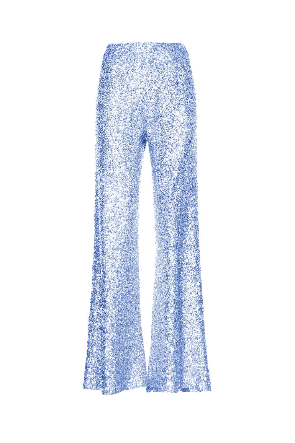 Soallure PANTALONE PALAZZO PAILLETTES Soddisfazione Garantita