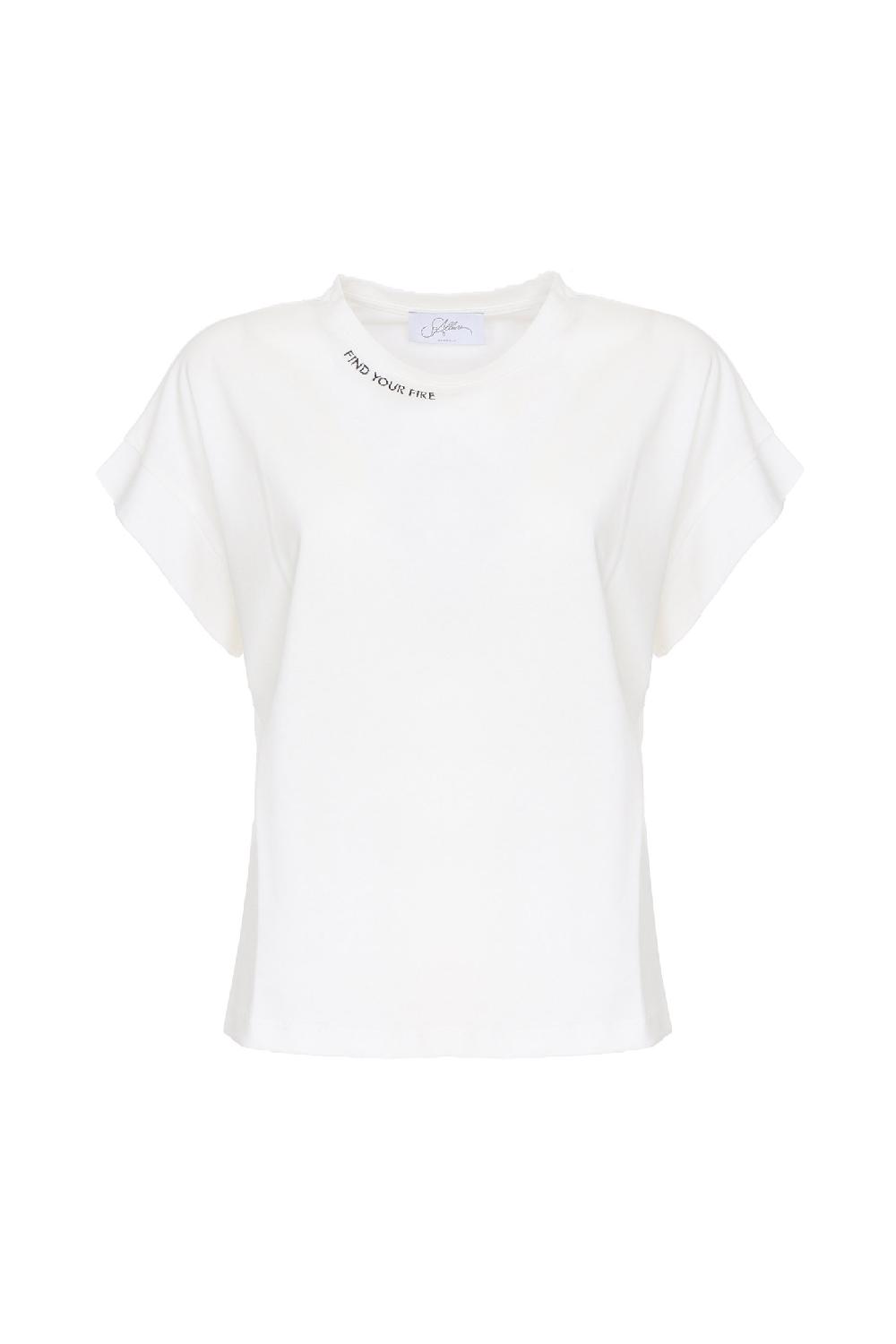 Soallure T-SHIRT CON RICAMO Affare Del Giorno