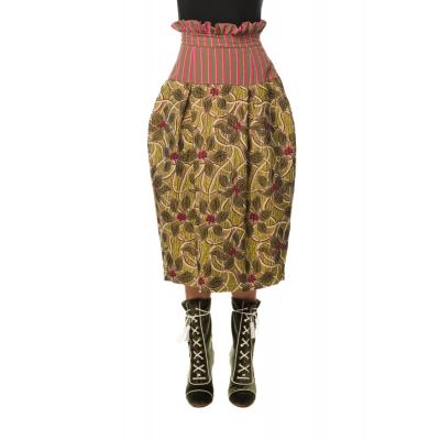 Stella Jean GONNA FLOREALE JACQUARD Promozione Limitata